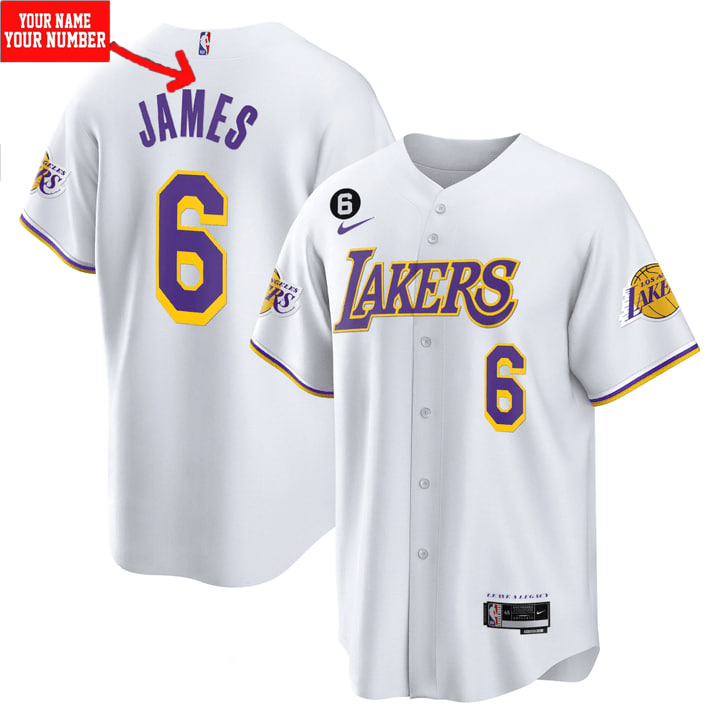 Los Angeles Lakers NBA 2023 jersey - BTF Store