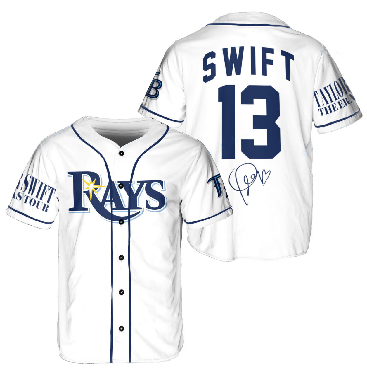 Tampa Bay Rays T-Swift Jersey - Navy - Scesy
